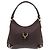 Borsa a Spalla in Pelle Guccissima Abbey di Gucci Marrone