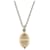 Hermès Mini Maillon PM Necklace Silvery Cream  - view 1