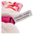Scrunchie in seta multicolore Claudia di Hermès Rosa  - vista 3