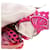 Scrunchie in seta multicolore Claudia di Hermès Rosa  - vista 5