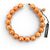 CHANEL BAROCKE PERLEN-HALSKETTE 1986 Orange