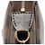 Clutch Eva Damier Ebene Louis Vuitton Castaño - vista 8