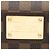 Clutch Eva Damier Ebene Louis Vuitton Castaño - vista 9