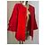 Autre Marque Chaqueta roja con mangas acampanadas - vista 3