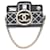 Timeless Spilla Coco Mark di Chanel Nero