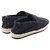 Timeless Stoff-Slipper mit Coco-Logo von Chanel Blau - Ansicht 2