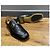 Mocassini in pelle nera Horsebit Gucci Nero - vista 8