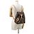 Zaino Montsouris NM PM Monogramma Louis Vuitton Marrone - vista 4