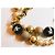 Bracciale catena doppia DOLCE & GABBANA con perle bianche, oro, nere Nero D'oro - vista 5