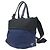 Prada Tote Doppio Convertibile Tessuto Piccolo Nero - vista 4