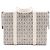 Bolsa tote de couro cinza e branco Christian Dior Marrom