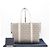 Bolsa tote de couro cinza e branco Christian Dior Marrom - vista 2