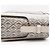 Bolsa tote de couro cinza e branco Christian Dior Marrom - vista 4