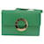 Céline Celine Circle Logo Leather Verde