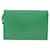 Céline Celine Circle Logo Leather Verde - vista 2