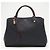 Bolso de Hombro Montaigne MM Empreinte Louis Vuitton Roja Azul marino - vista 3