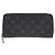 Louis Vuitton Eclipse Zippy Wallet Vertical Brown Black