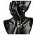 Karl Lagerfeld Pyramid Stud Uhr KL2601 Schwarz