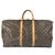 Keepall Borsa a Spalla in Tela Monogram Louis Vuitton Marrone