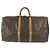 Keepall Borsa a Spalla in Tela Monogram Louis Vuitton Marrone - vista 2