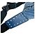 Bolsa sling em denim MCM com tachas acolchoadas Azul - vista 3
