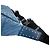 Bolsa sling em denim MCM com tachas acolchoadas Azul - vista 4