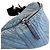 Bolsa sling em denim MCM com tachas acolchoadas Azul - vista 8