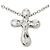 Tiffany & Co Collana con pendente a croce piccolo Elsa Peretti di Tiffany Argento - vista 2