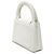 Borsa in pelle bianca Chanel Coco Mark Bianco - vista 2
