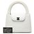 Borsa in pelle bianca Chanel Coco Mark Bianco - vista 8