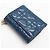 Christian Dior Lady Dior Tri-Fold Geldbörse aus blauer Lackleder - Ansicht 3