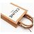 Céline Borsa a spalla cabas verticale mini in tela Celine Marrone Bianco - vista 3