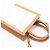 Céline Borsa a spalla cabas verticale mini in tela Celine Marrone Bianco - vista 4