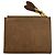 Cartera bifold marrón con logo en relieve Miu Miu Castaño - vista 2
