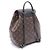 Zaino/borsa Louis Vuitton Montsouris NM PM Marrone Nero - vista 2