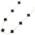 Van Cleef & Arpels Vintage Alhambra 20-Motif Necklace Black Golden  - view 1