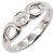Tiffany & Co. Double Open Diadrop 1PD Ring Silvery