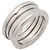 Bulgari Bvlgari B-zero1 3BD Ring aus 18K Weißgold Silber