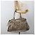 Borsa a mano Gancini in pelle bianca e argento di Salvatore Ferragamo Auth LNZ426 Bianco - vista 23
