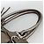 Borsa a mano Gancini in pelle bianca e argento di Salvatore Ferragamo Auth LNZ426 Bianco - vista 8