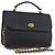 BALLY Borsa a Spalla Trapuntata in Pelle 2 in 1 Nera Oro Auth BA11038 Nero D'oro
