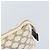 Céline Bolsa tote em lona Macadam CELINE em couro PVC branco e dourado Auth am10839 - vista 14