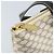 Céline Bolsa tote em lona Macadam CELINE em couro PVC branco e dourado Auth am10839 - vista 16