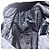 Zaino PRADA in nylon argento nero Auth bs33519 - vista 22