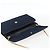 Borsa a spalla in tela Trotter Christian Dior blu navy oro Auth fm5213 - vista 15
