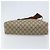 Borsa tote Gucci GG Supreme Web Sherry Line in PVC beige e oro 39 02 003 Auth BA10068 D'oro - vista 9
