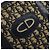 Borsa a mano in tela Trotter Christian Dior blu navy e oro Auth LNZ006 D'oro - vista 14