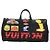 LOUIS VUITTON LV X NBA Keepall Bandouliere 55 Borsa Nera M58516 LV Auth 166944SM Nero Monogramma - vista 13