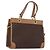 Céline Borsa a mano in tela Macadam CELINE in pelle PVC marrone e oro Auth 172965 D'oro