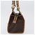 Céline Borsa a mano in tela Macadam CELINE in pelle PVC marrone e oro Auth 172965 D'oro - vista 4